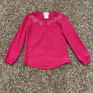 American Girl Doll thermal girls shirt size 6